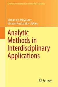Abbildung von: Analytic Methods in Interdisciplinary Applications - Springer