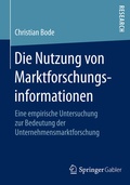 Cover: Die Nutzung von Marktforschungsinformationen - Springer Gabler