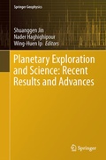 Cover: Planetary Exploration and Science: Recent Results and Advances - Springer