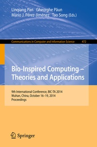 Enlarge image Cover: Bio-inspired Computing: Theories and Applications - Springer