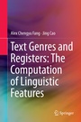 Cover: Text Genres and Registers: The Computation of Linguistic Features - Springer