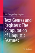 Cover: Text Genres and Registers: The Computation of Linguistic Features - Springer