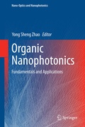Cover: Organic Nanophotonics - Springer