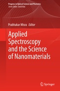Cover: Applied Spectroscopy and the Science of Nanomaterials - Springer