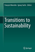 Cover: Transitions to Sustainability - Springer