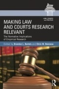 Cover: Making Law and Courts Research Relevant - Routledge