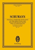 Cover: Fest-Ouverture mit Gesang &uuml;ber das Rheinweinlied - Schott Music