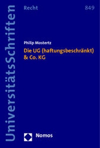 Abbildung von: Die UG (haftungsbeschränkt) & Co. KG - Nomos