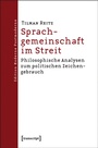 Cover: Sprachgemeinschaft im Streit - transcript