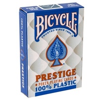 Abbildung von: BICYCLE® PRESTIGE 100% PLASTIC POKER (ROT & BLAU) - Cartamundi Deutschland GmbH