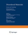 Cover: Disordered Materials - Kluwer Academic / Plenum Publishers
