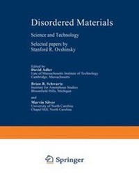 Enlarge image Cover: Disordered Materials - Kluwer Academic / Plenum Publishers