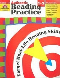 Enlarge image Cover: Authentic Reading Practice, Grades 1-3 - Evan-Moor Educational Publishers