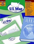 Cover: U.S. Map Cards, Grades 3-6 - Evan-Moor Educational Publishers