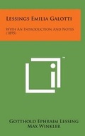 Cover: Lessings Emilia Galotti - Literary Licensing, LLC