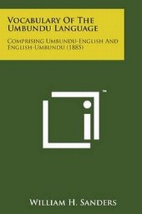 Enlarge image Cover: Vocabulary of the Umbundu Language - Literary Licensing, LLC