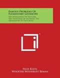 Cover: Famous Problems of Elementary Geometry - Literary Licensing, LLC