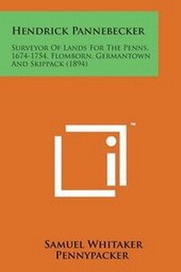 Enlarge image Cover: Hendrick Pannebecker - Literary Licensing, LLC