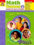 Cover: Math Games Level A Grades K-1 - Evan-Moor Educational Publishers
