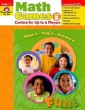 Cover: Math Games Level B Grades 1-2 - Evan-Moor Educational Publishers