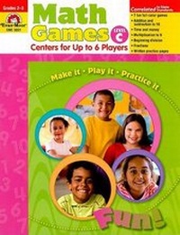 Enlarge image Cover: Math Games Level C Grades 2-3 - Evan-Moor Educational Publishers