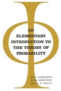 Cover: An Elementary Introduction to the Theory of Probability - Martino Fine Books