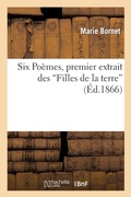 Cover: Six Po?mes, Premier Extrait Des Filles de la Terre - Hachette Livre - BNF