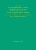 Cover: Inkunabeln der Universit&auml;tsbibliothek T&uuml;bingen, der F&uuml;rstlich Hohenzollerschen Hofbibliothek Sigmaringen und des Evangelischen Stifts T&uuml;bingen - Harrassowitz Verlag