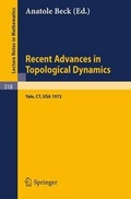 Cover: Recent Advances in Topological Dynamics - Springer