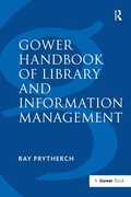 Cover: Gower Handbook of Library and Information Management - Gower Publishing Ltd