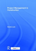 Cover: Project Management in Construction - Gower Publishing Ltd