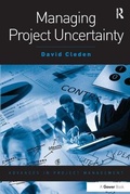 Cover: Managing Project Uncertainty - Gower Publishing Ltd