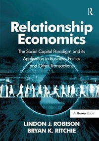 Bild vergrößern Bild: Relationship Economics - Gower Publishing Ltd