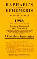 Cover: Raphael's Astronomical Ephemeris of the Planets' Places 1998 - W Foulsham & Co Ltd