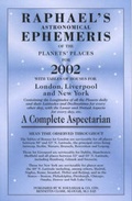Cover: Raphael's Astronomical Ephemeris of the Planets 2002 - W Foulsham & Co Ltd