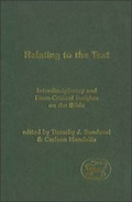 Cover: Relating to the Text - Continuum International Publishing Group Ltd.