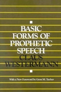 Cover: Basic Forms of Prophetic Speech - Lutterworth Press
