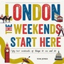Cover: London, The Weekends Start Here - Virgin Books