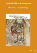 Cover: Study Guide to Accompany Abnormal Psychology - Wiley