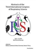 Cover: Abstracts of the 3rd International Congress of Respiratory Science 2014 - Franzbecker
