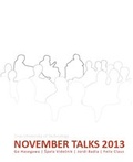 Cover: November Talks 2013 - Verlag d. Technischen Universit&auml;t Graz