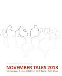 Enlarge image Cover: November Talks 2013 - Verlag d. Technischen Universität Graz