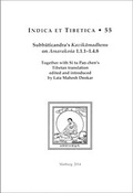 Cover: Subhuticandra's Kavikamadhenu on Amarakosa 1.1.1-1.4.8 - Indica et Tibetica