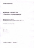 Cover: Praktische F&auml;lle aus dem Allgemeinen Verwaltungsrecht - Bernhardt, Horst