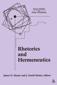 Enlarge image Cover: Rhetorics and Hermeneutics - T.& T.Clark Ltd