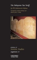 Cover: The Palmyrene Tax Tariff - Oxford University Press