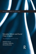 Cover: Education Reform and Social Class in Japan - Routledge
