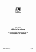 Cover: Inklusive Verwaltung - Brill Deutschland