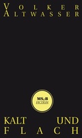 Cover: Kalt und flach - Matthes & Seitz Berlin