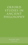 Cover: Oxford Studies in Ancient Philosophy, Volume 46 - OUP eBook